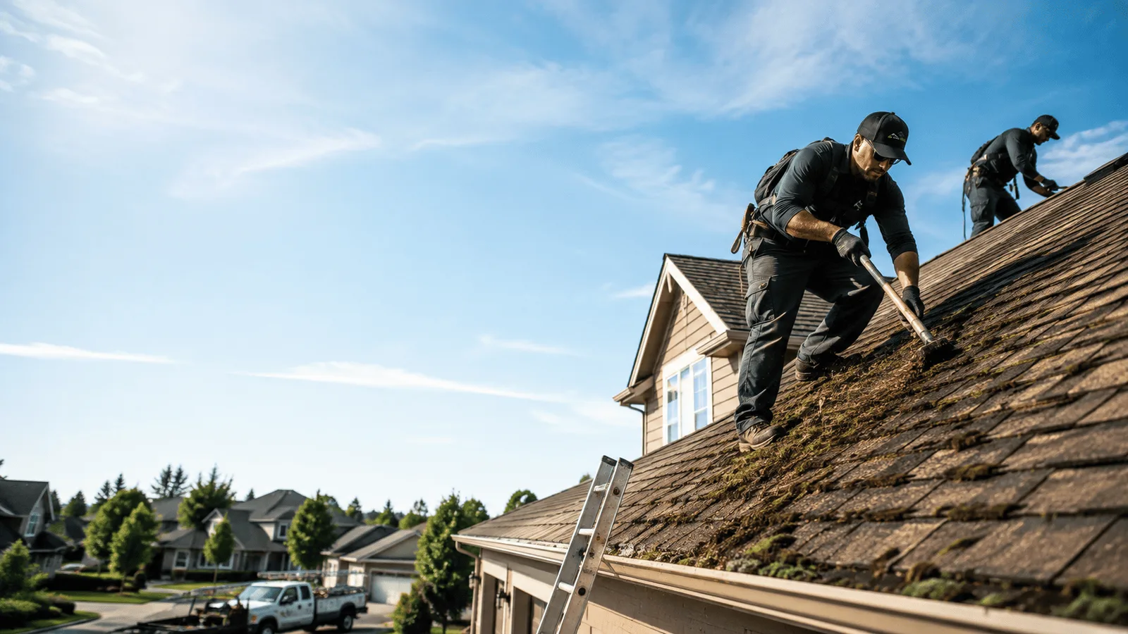 Roof Moss Removal in De Queen, AR near me